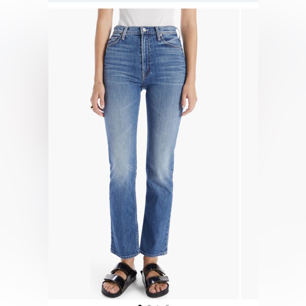 MOTHER Rider Skimp High Waist Straight Leg Jean
